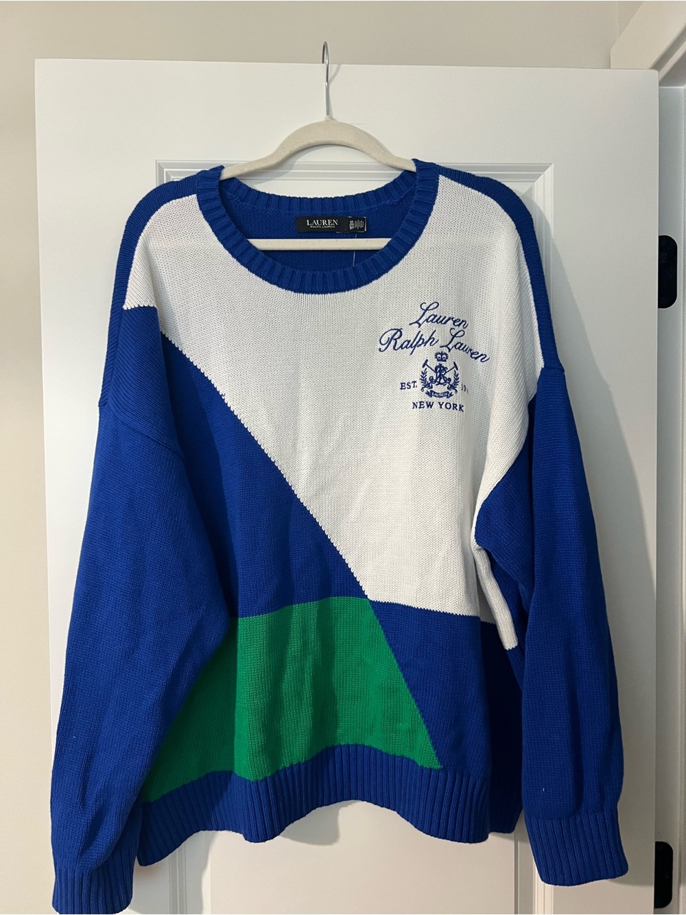 Lauren Ralph Lauren Colorblock Crewneck Sweater